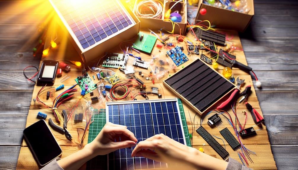 solar powered diy electronics kits
